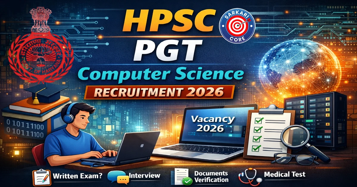 HPSC PGT Computer Science Recruitment 2026
