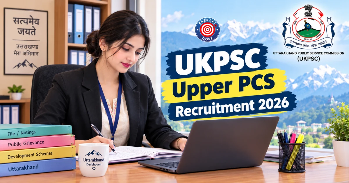UKPSC Upper PCS Recruitment 2026