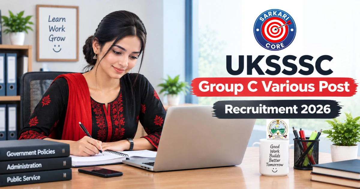 UKSSSC Group C Various Post Recruitment 2026