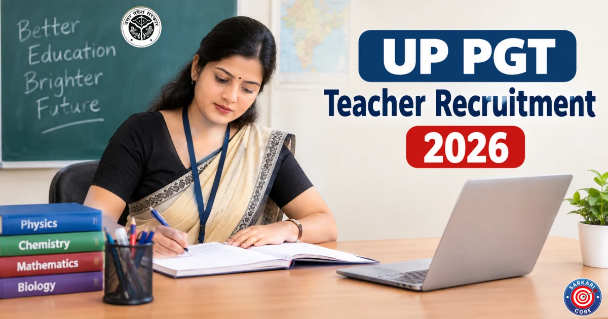 UP PGT Teacher Recruitment 2026