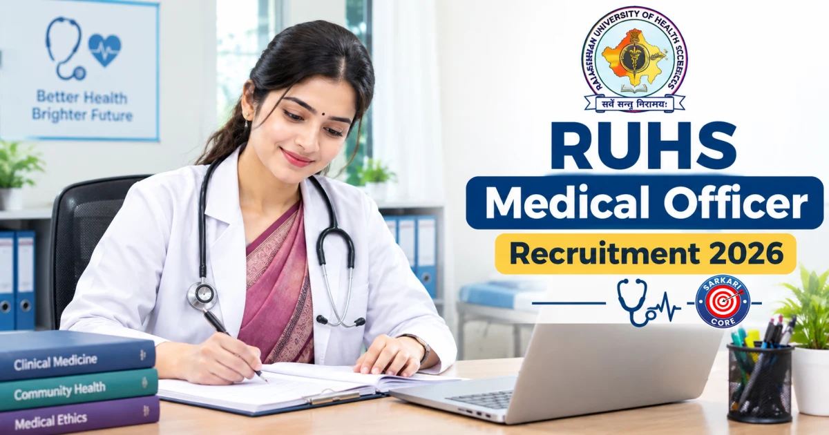 RUHS Medical Officer Recruitment 2026