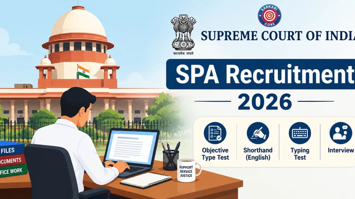 Supreme  Court SPA Recruitment 2026