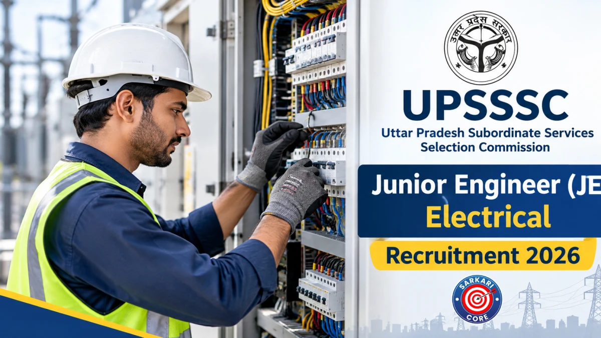 UPSSSC Junior Engineer JE (Electrical) Recruitment 2026