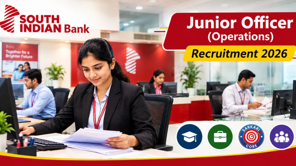 SIB Junior Officer (Operations) Recruitment 2026
