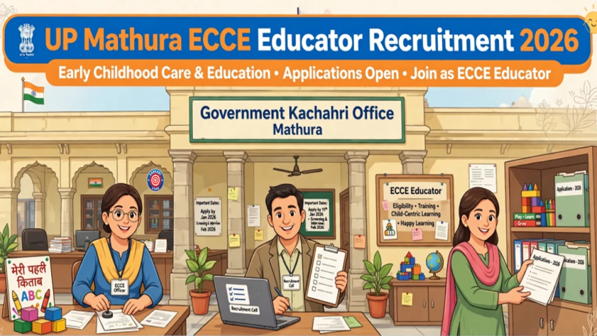 UP Mathura ECCE  Educator  Recruitment 2026