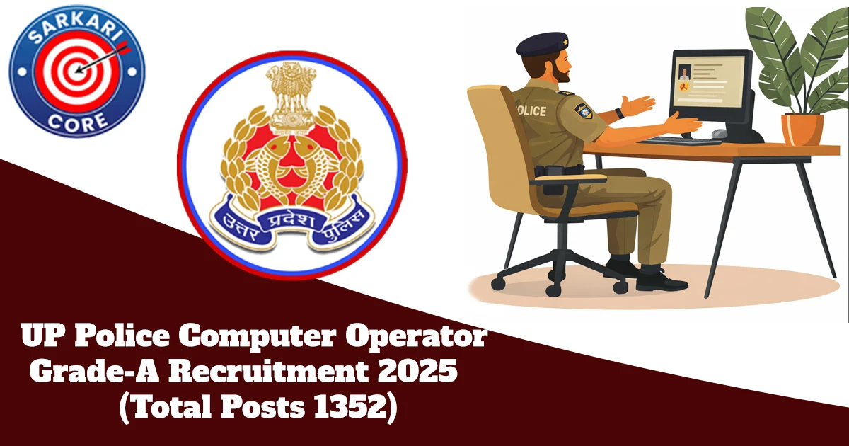 UP Police Computer Operator Grade-A Recruitment 2025