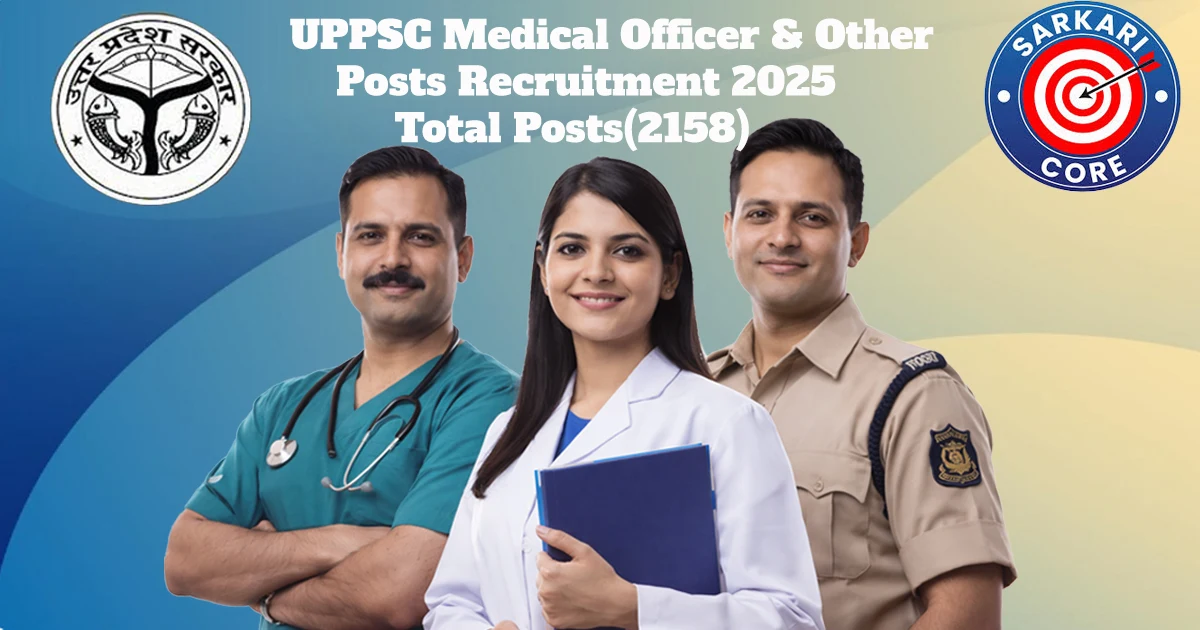 UPPSC Medical Officer & Other Posts Recruitment 2025