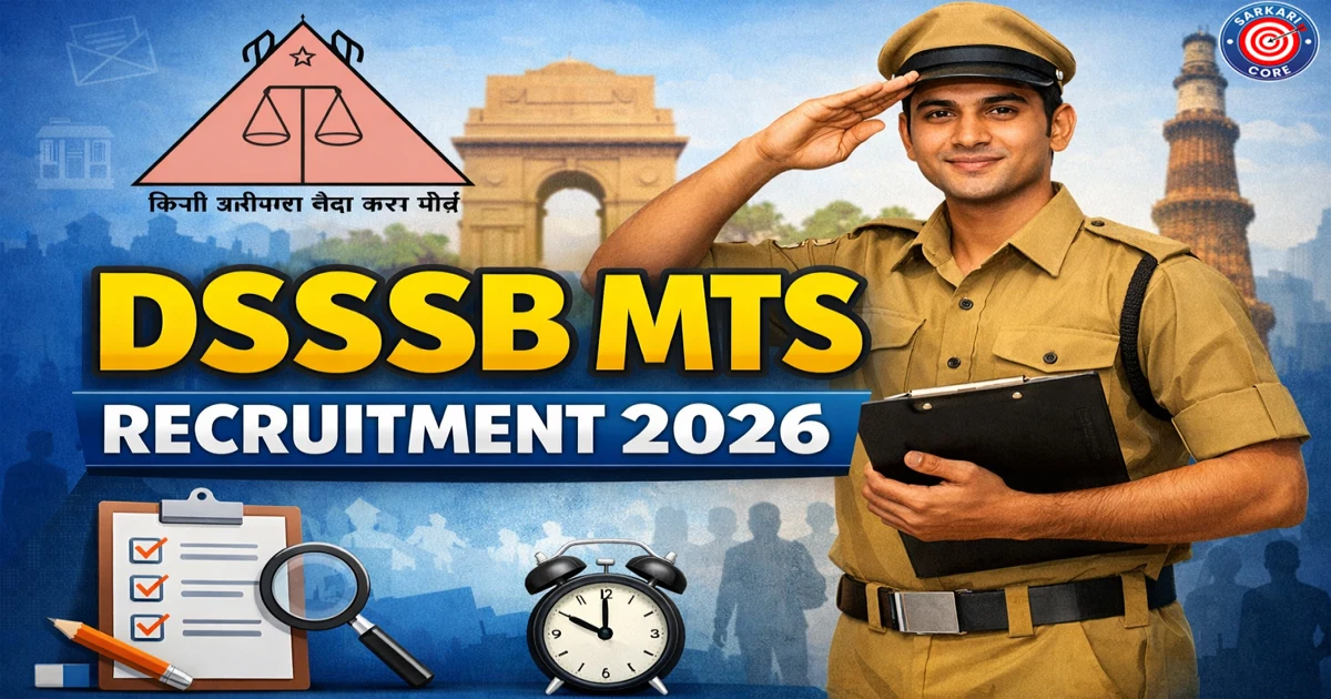 DSSSB MTS Recruitment 2026