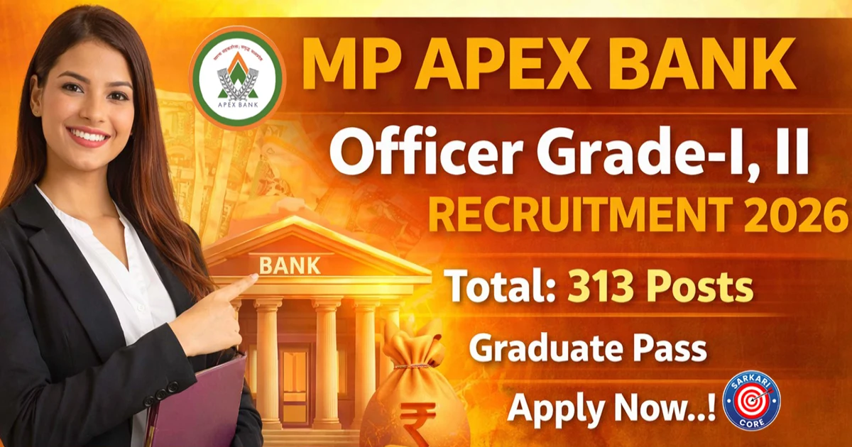 MP Apex Bank Officer Grade-I, II Recruitment 2026