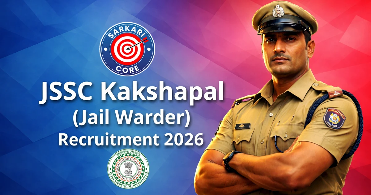 JSSC Kakshapal (Jail Warder) Recruitment 2026